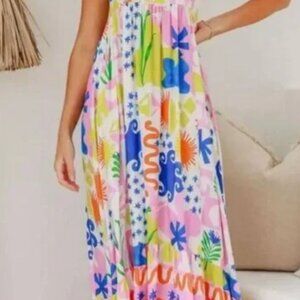 Paper Heart Women's Summer Spring Maxi Dress